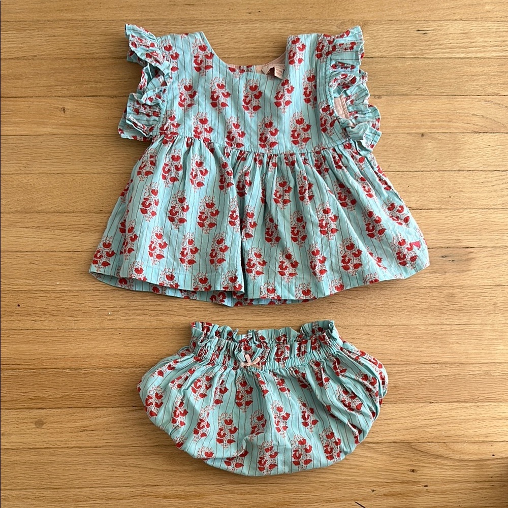 Pink Chicken floral set